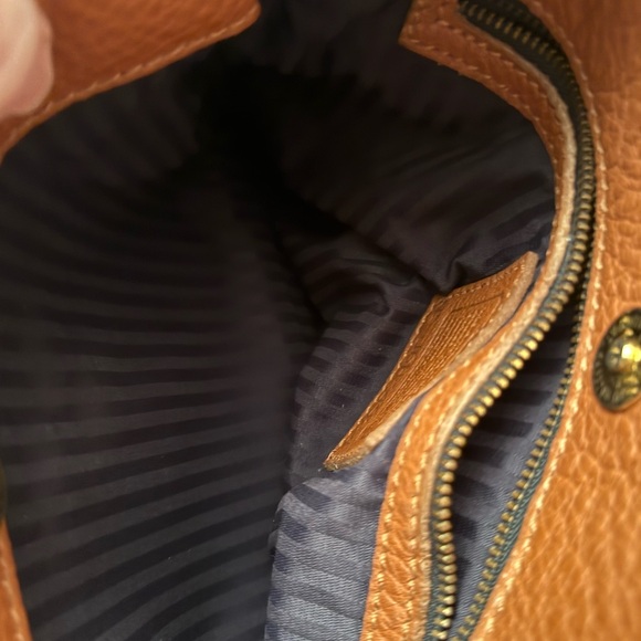 Vintage Coach Honey Caramel Browm Pebbled Leather Crossbody Bag - Picture 7 of 16